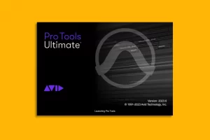 la schermata iniziale di Avid Pro Tools 2023.6